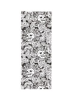 雑踏髑髏手拭い (BLACK) / ×横尾忠則 髑髏柄 コラボ 手拭い