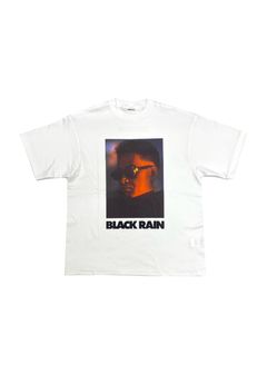 【ラスト1点】『Black Rain』tee tres (WHITE) / ×ブラックレイン コラボ Tシャツ