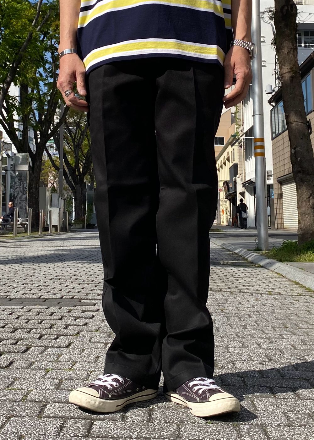 T/C WORK PANTS (BLACK) / TC チノ パンツ