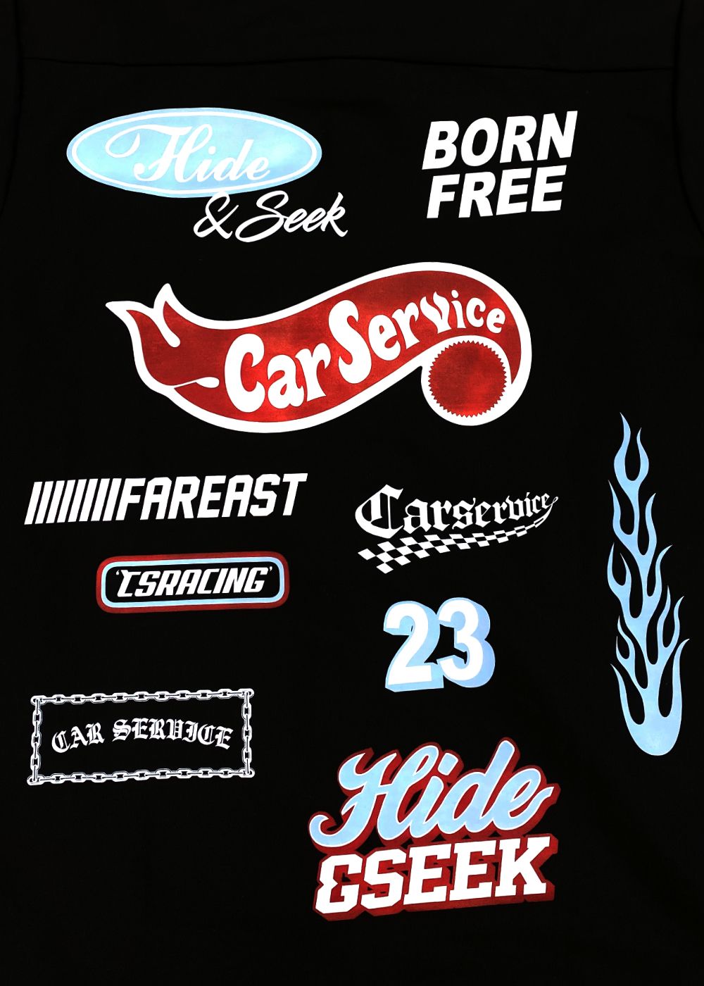×CARSERVICE Work L/S SHIRT (BLACK) / カーサービス ワークシャツ