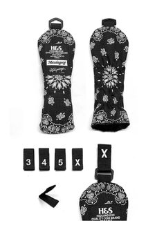 × MasdaGolf × KenYahagi Golf HEAD COVER Utility (BLACK) / ×マスダゴルフ ×おぎやはぎ / 矢作兼  コラボ ゴルフ ヘッドカバー (ユーティリティ)