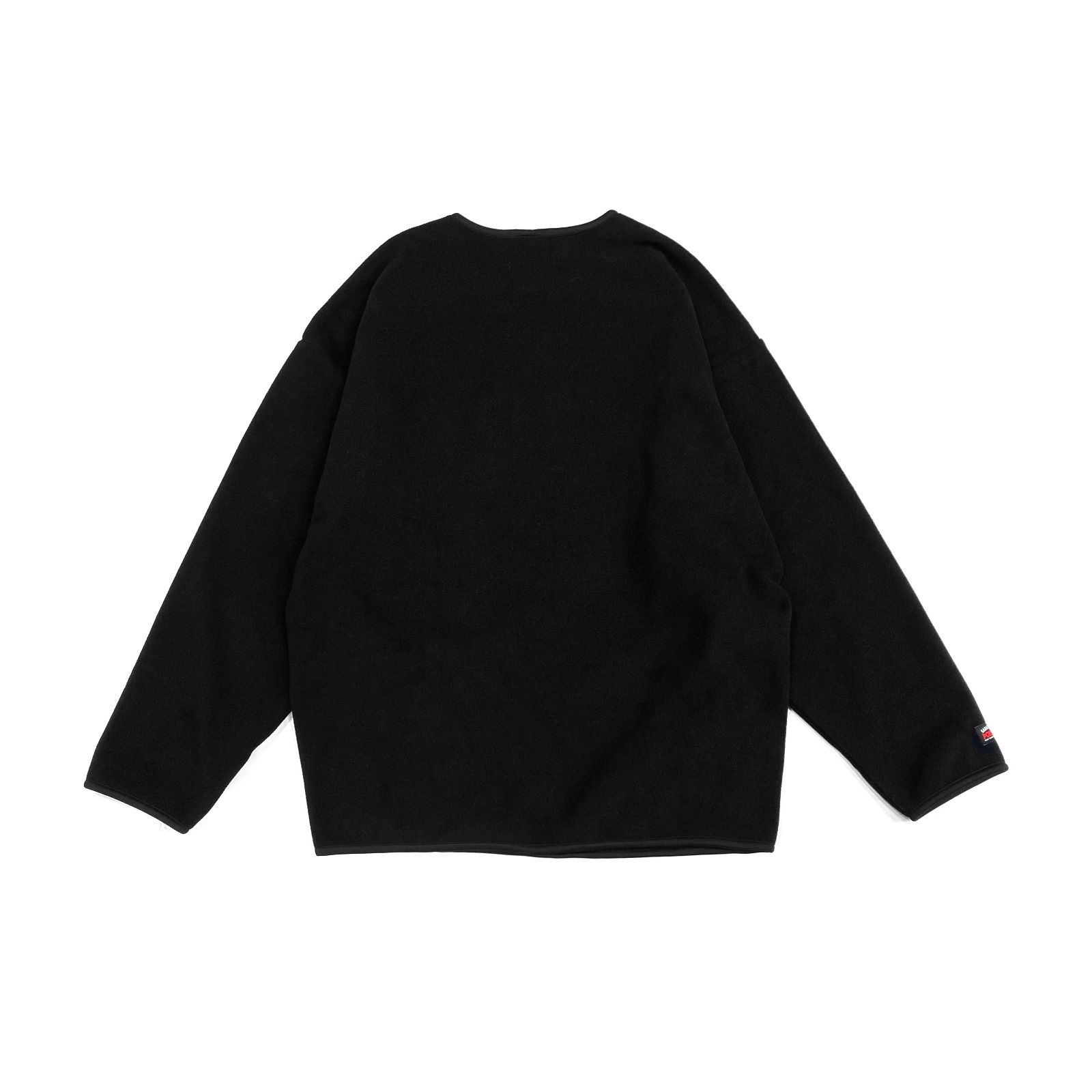 CS FLEECE SHIRT (BLACK) / クルーネック フリース