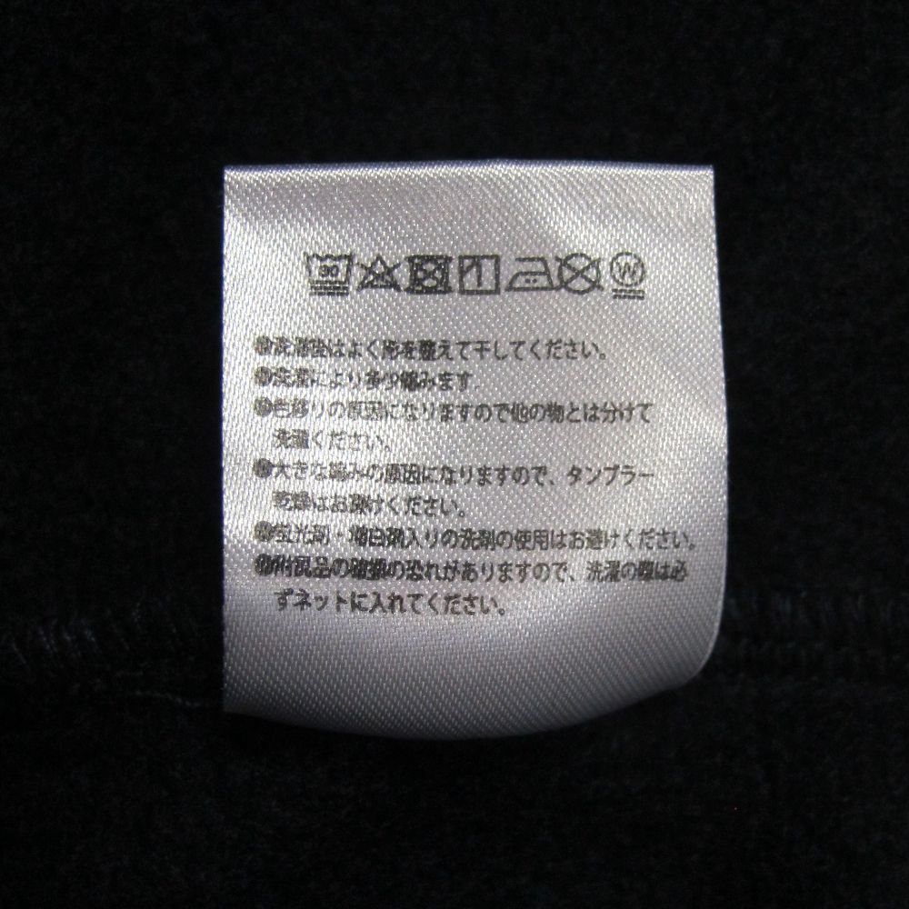 ヘビーオンスビックシルエットパーカー (BLACK)