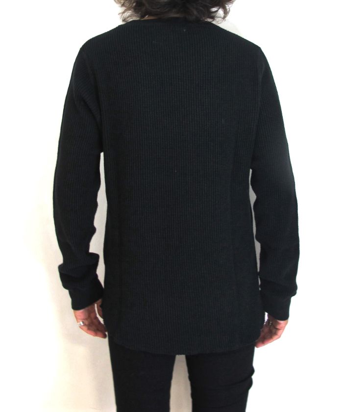 MINEDENIM - × WACKOMARIA Crew Neck Thermal (BLACK