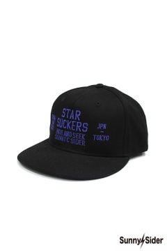 × SUNNY C SIDER BASEBALL CAP (BLACK×BLUE) / サニーシーサイダー コラボキャップ
