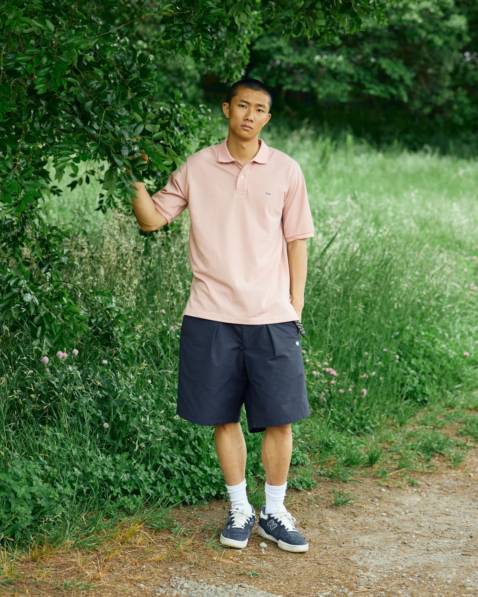 GDC×TW Polo Shirt (PINK) / ×TW コラボ ポロシャツ