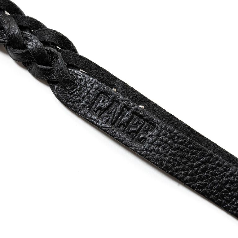 CALEE - STUDS LEATHER ASSORT KEY RING <TYPE 2 > (BLACK C 