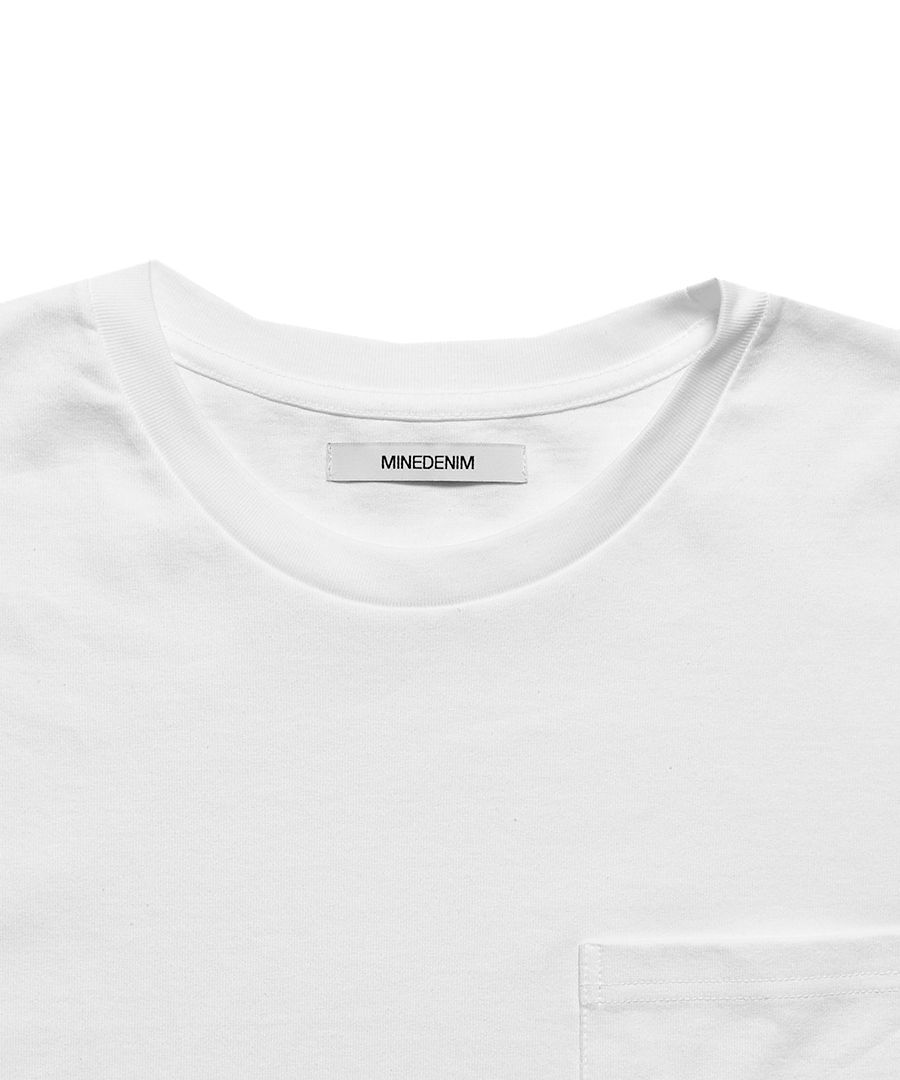MINEDENIM - Standard Crewneck T-SH (WHT) / オリジナル MINEDENIM - Standard Crewneck T-SH (WHT) / オリジナル