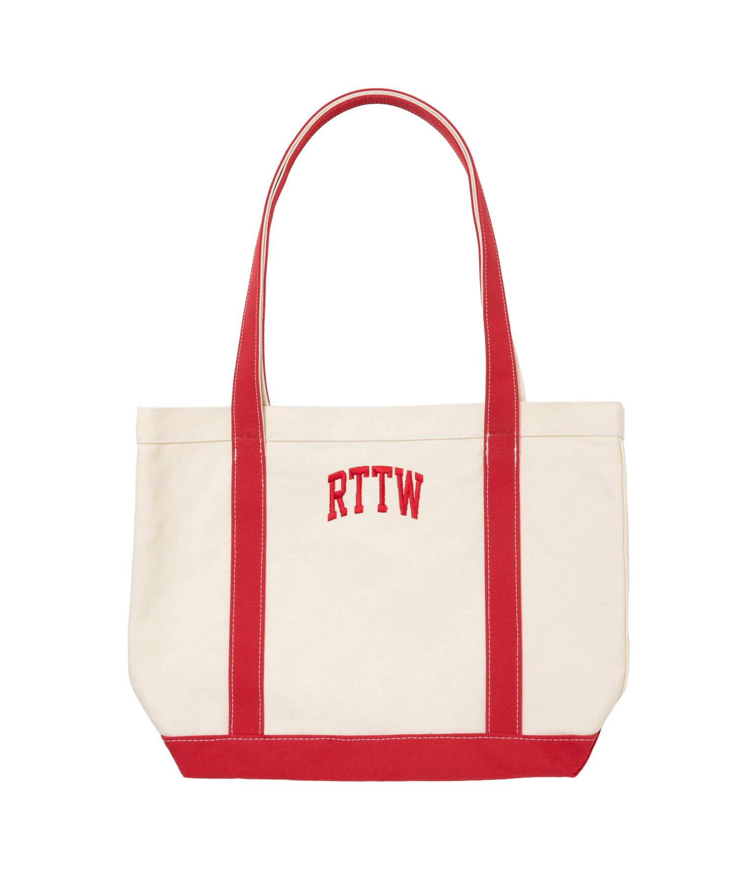 ROTTWEILER - RTTW TOTE BAG (BLACK) / カレッジロゴ キャンバス