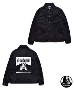 × HYSTERIC GLAMOUR Denim Jacket (BLACK) / ×ヒステリックグラマー コラボ デニム ジャケット