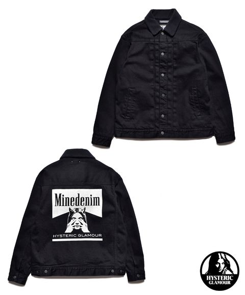 『MINEDENIM × HYSTERIC GLAMOUR』コラボレーションアイテム販売告知。