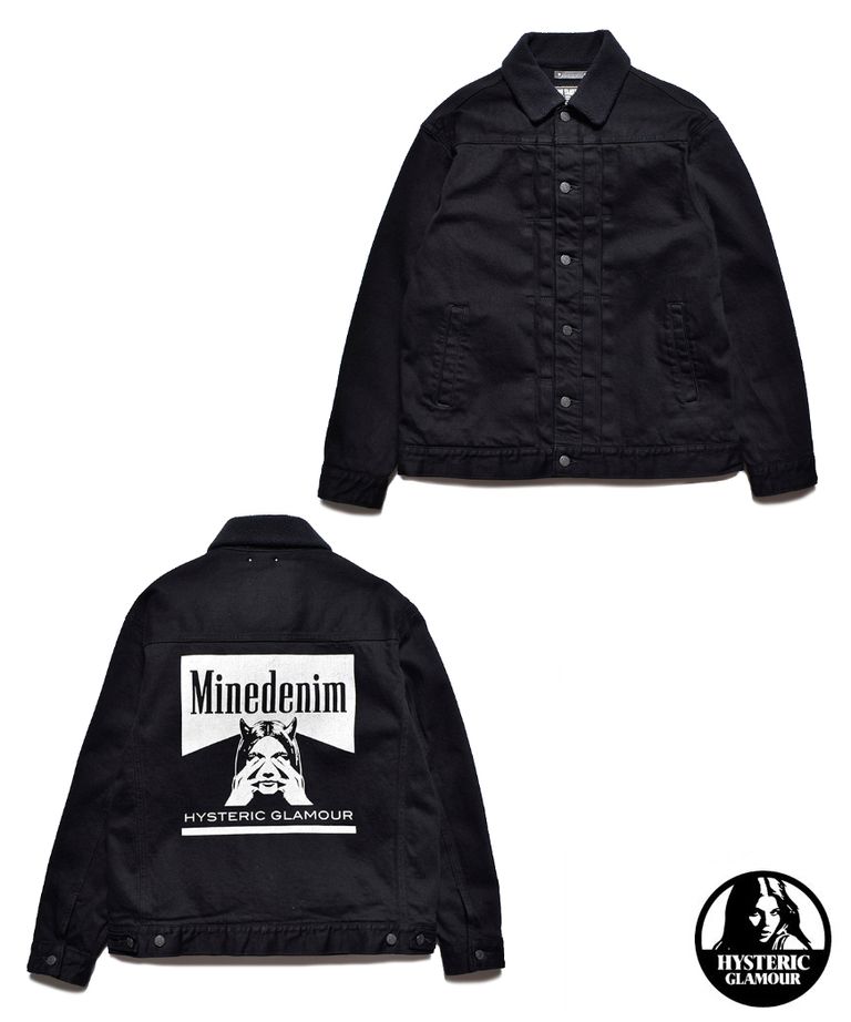 『MINEDENIM × HYSTERIC GLAMOUR』コラボレーションアイテム販売告知。