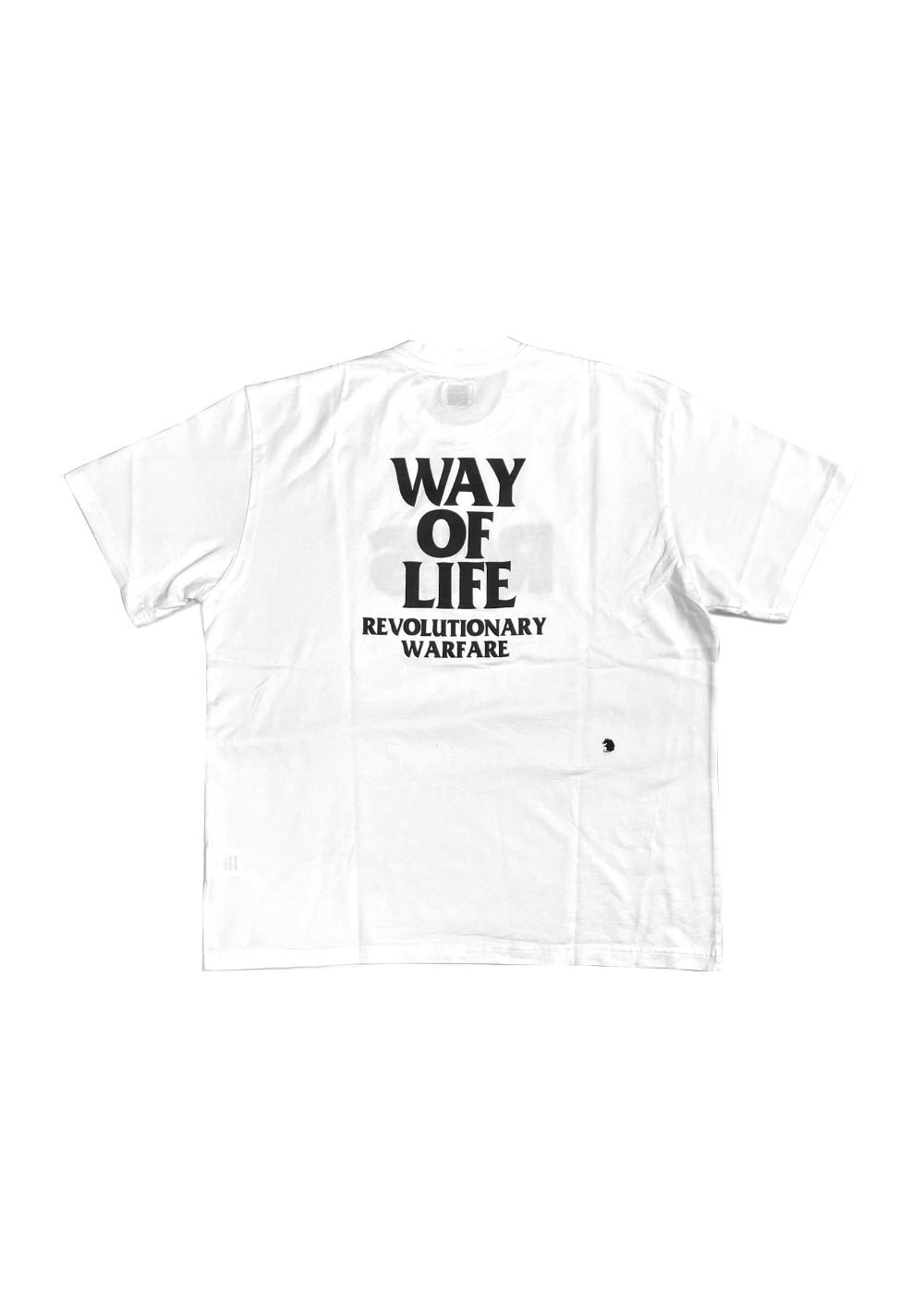 RATS - SCRIPT LOGO WAY OF LIFE TEE (WHITE) / 定番人気ロゴT