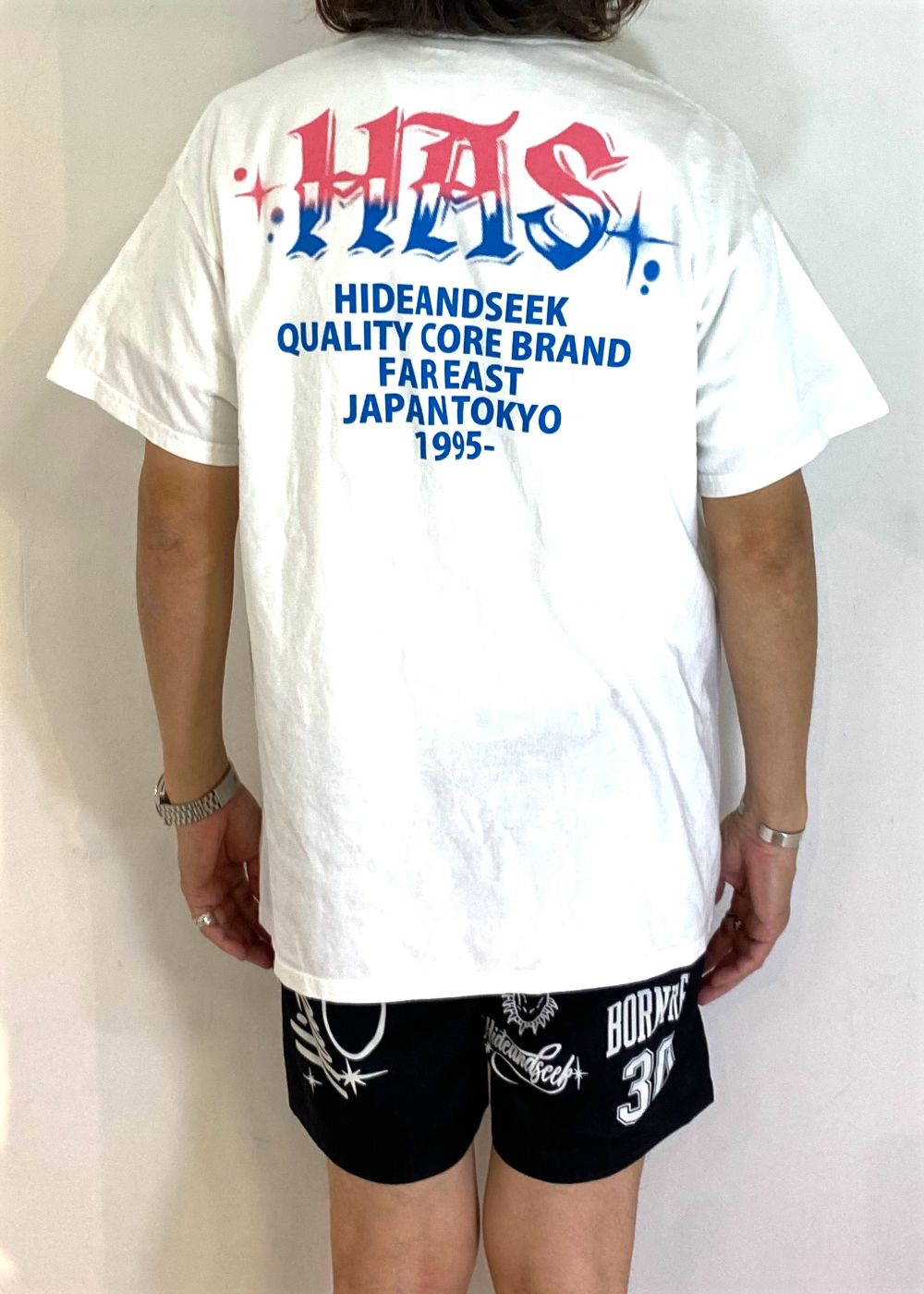 N.L.U. S/S Tee (Back) (WHITE) /  プリントTee (バック)