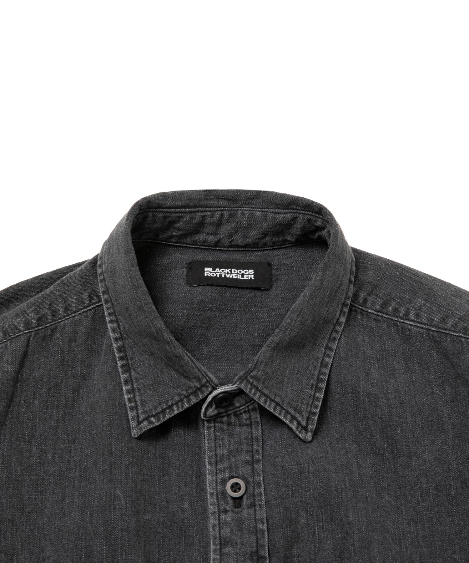 R9 DENIM SHIRT (BLACK) / デニム シャツ