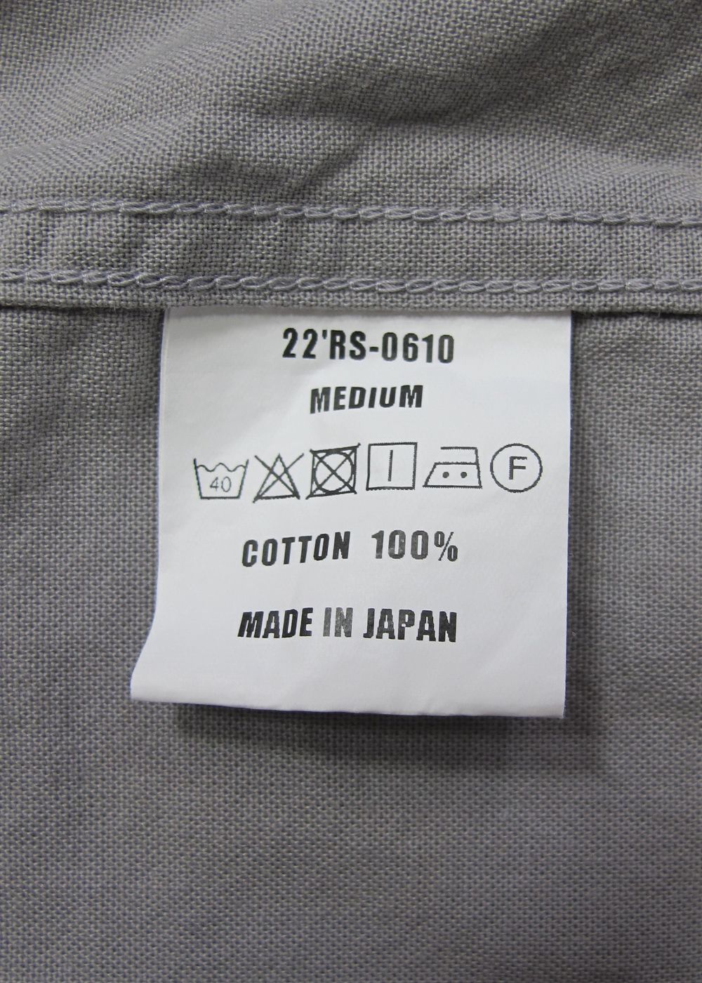【ラスト1点】COMBI WORK S/S SHIRT (GRAY) / コンビ 半袖ワークシャツ