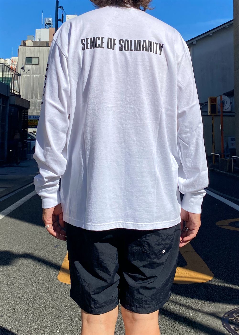 MC L/S TEE (WHITE) / MC ロング Tシャツ