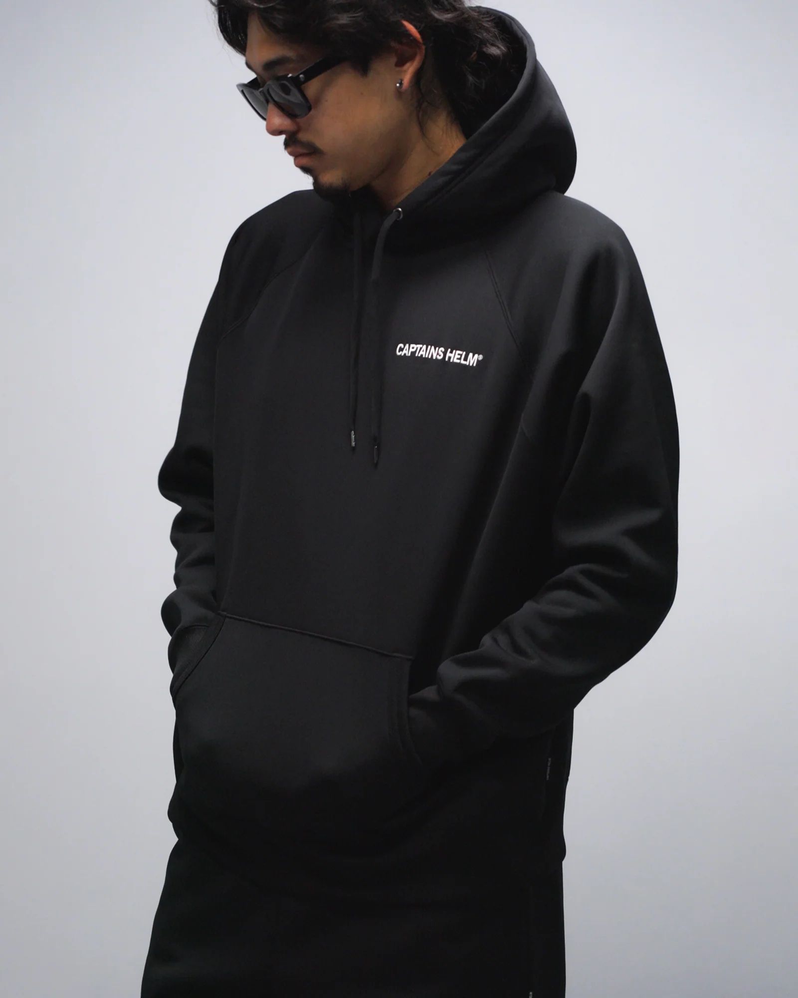PLEASURE SEEKERS TEC HOODIE (BLACK) / セットアップ テック フーディー / セットアップ可能