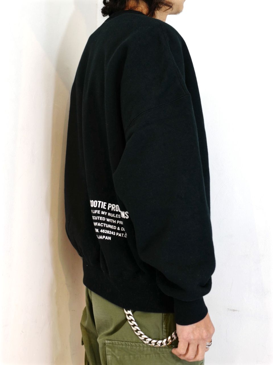 COOTIE PRODUCTIONS - HEAVY Oz SWEAT CREW (BLACK) / ヘビーオンス