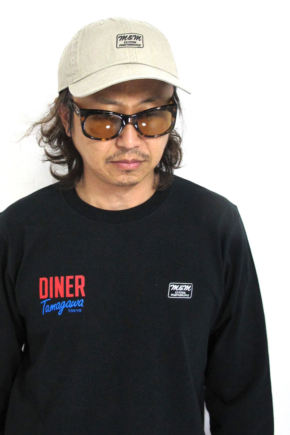 COTTON CAP (KHAKI) / ×TAMAGAWA DINER コラボキャップ