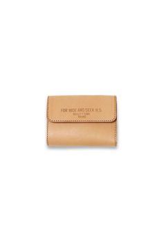 LEATHER WALLET (BROWN) / コンパクトウォレット