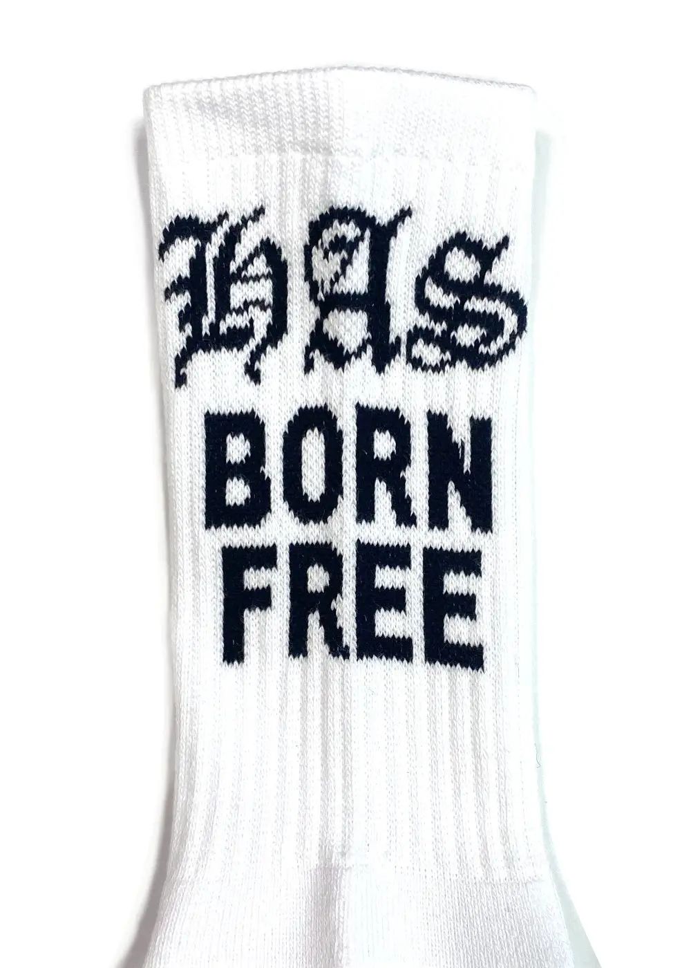 HAS SOX (WHITE) / ジャガードロゴ ソックス