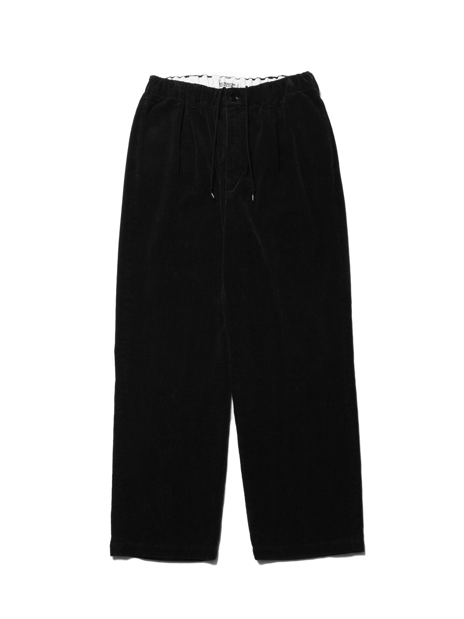 COOTIE PRODUCTIONS - TWISTED HEATHER CORDUROY 1 TUCK TROUSERS