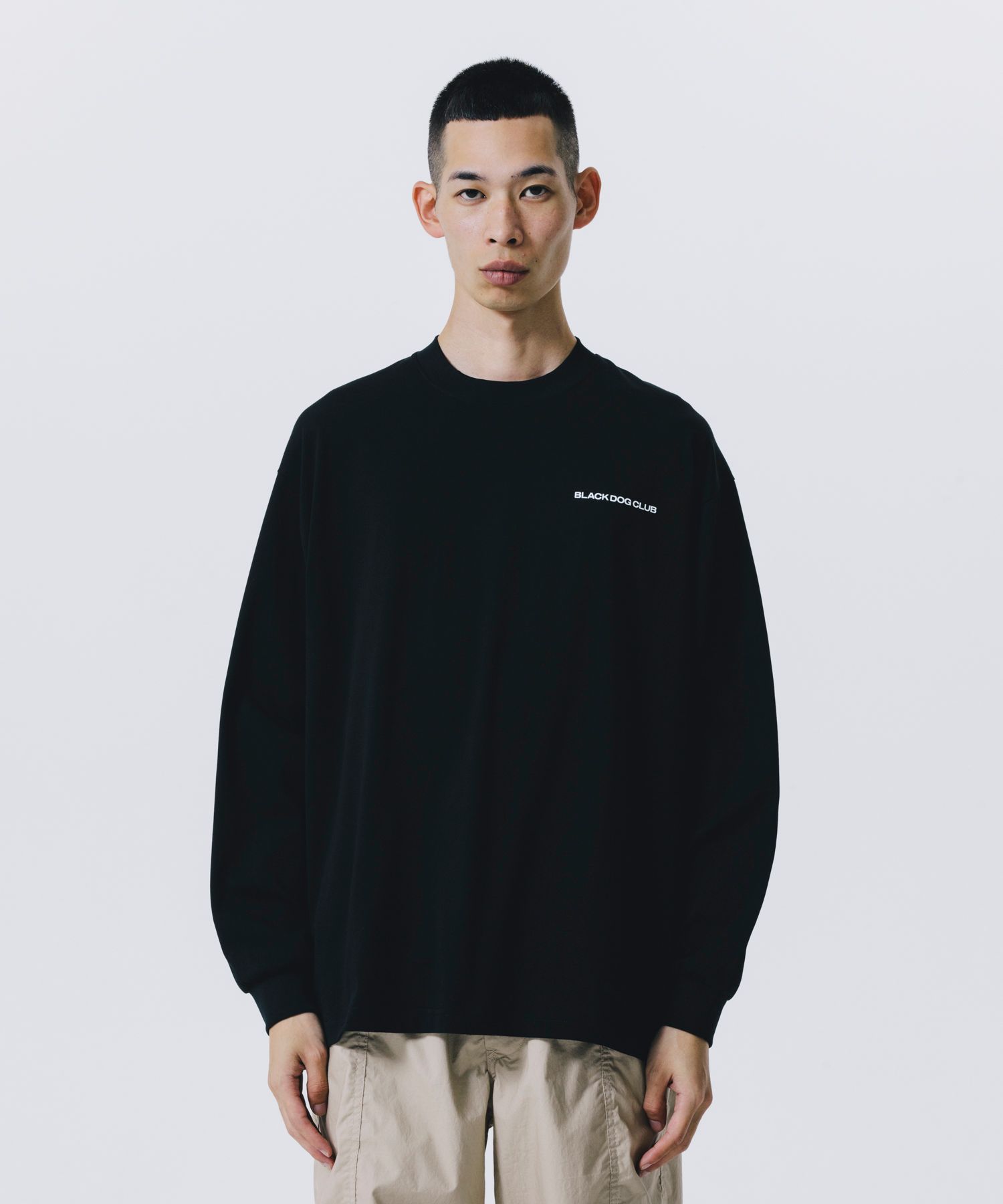 R9 B.D.C LS TEE (BLACK) /  オリジナル Tシャツ