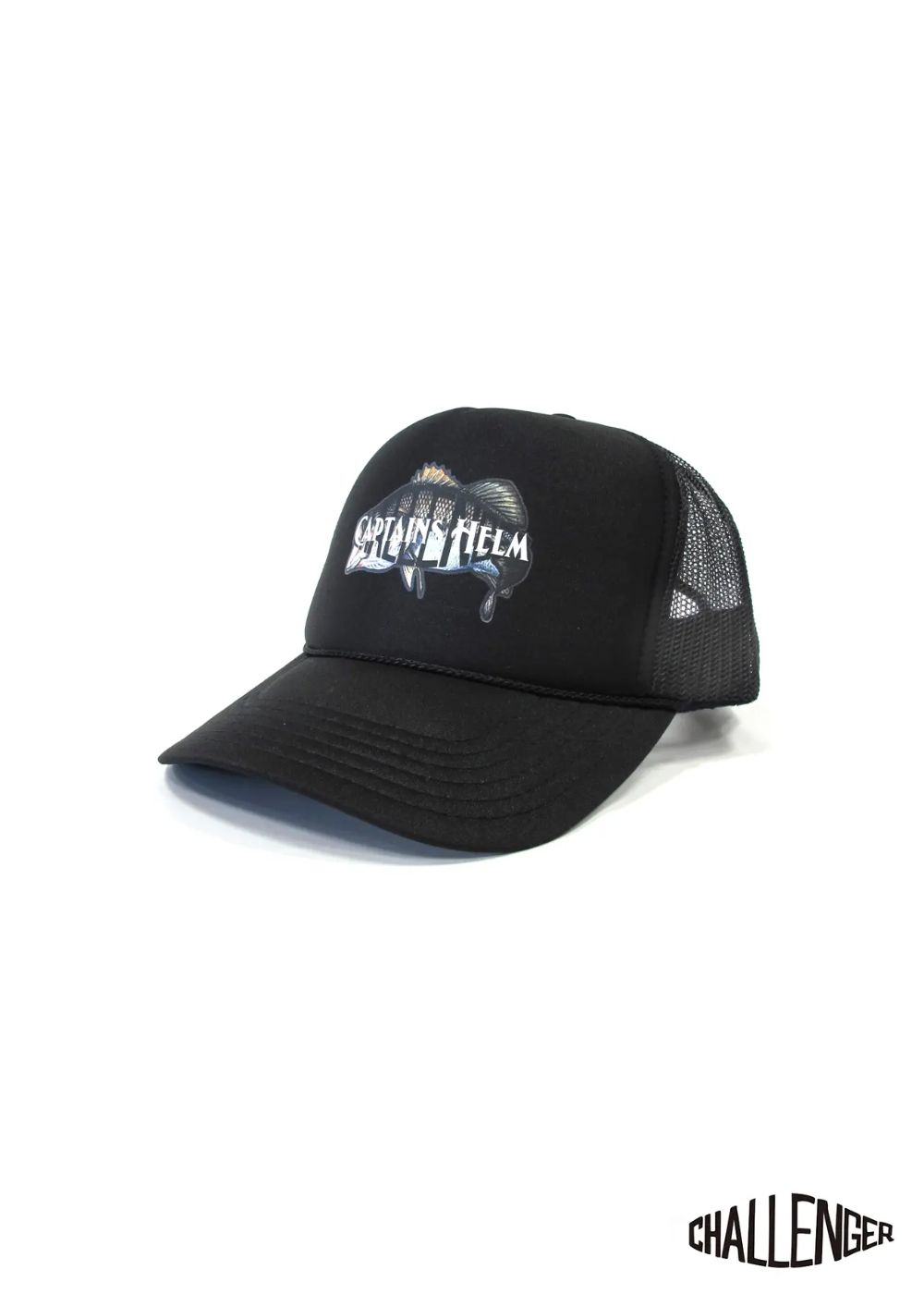 Challenger ブラックメッシュキャップ CAPTAINS HELM - × CHALLENGER BUILT IN JP MESH CAP (BLACK