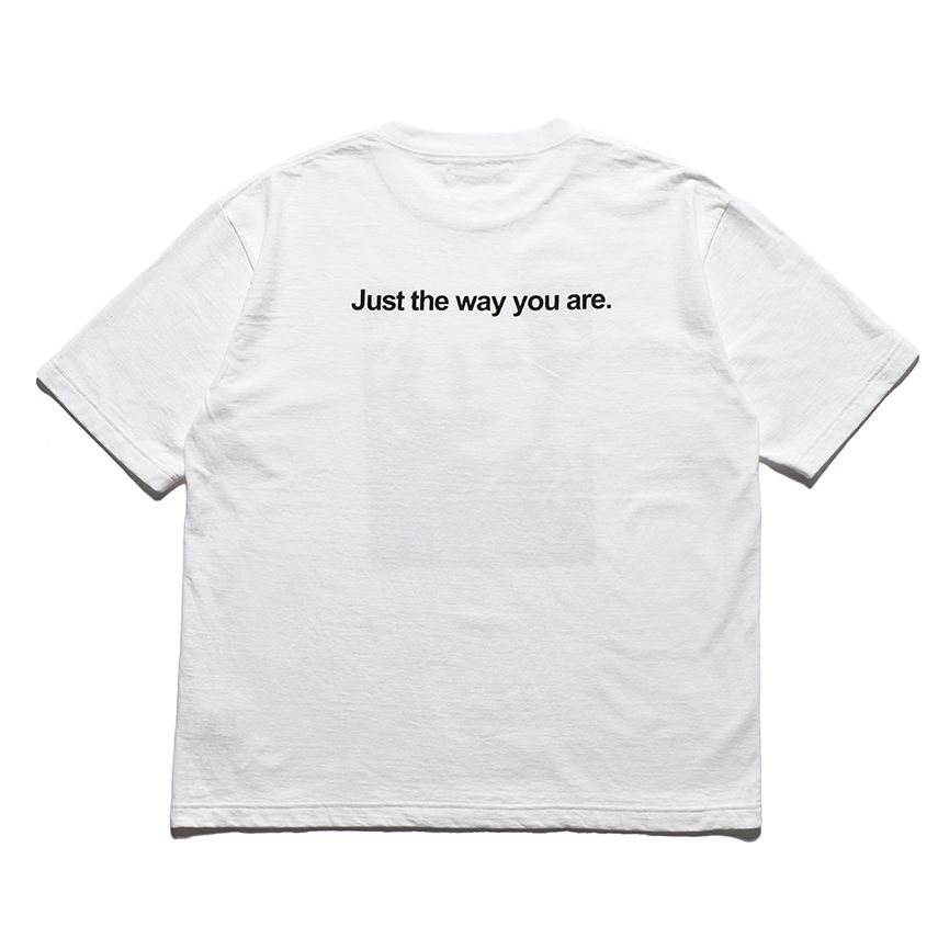 MINEDENIM - Monochrome Two tone Face Crewneck T-SH (WHT