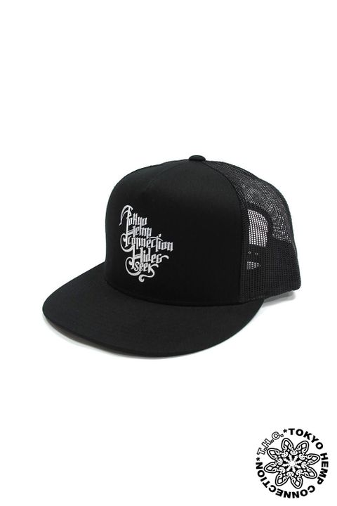 × TOKYO HEMP CONNECTION MESH CAP (BLACK) / THC コラボメッシュキャップ