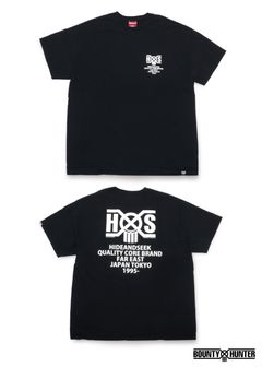 HS×BH S/S TEE (BLACK) / バウンティーハンター コラボ Tシャツ