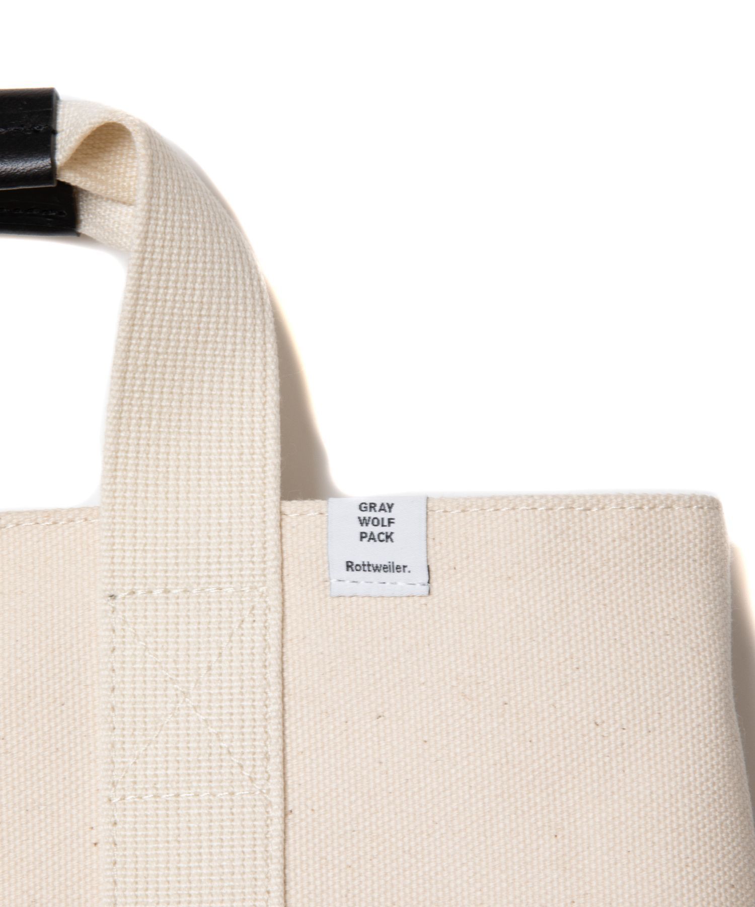 CANVAS TOTE BAG SMALL (WHITE) / 定番キャンバストートバッグ (スモール)