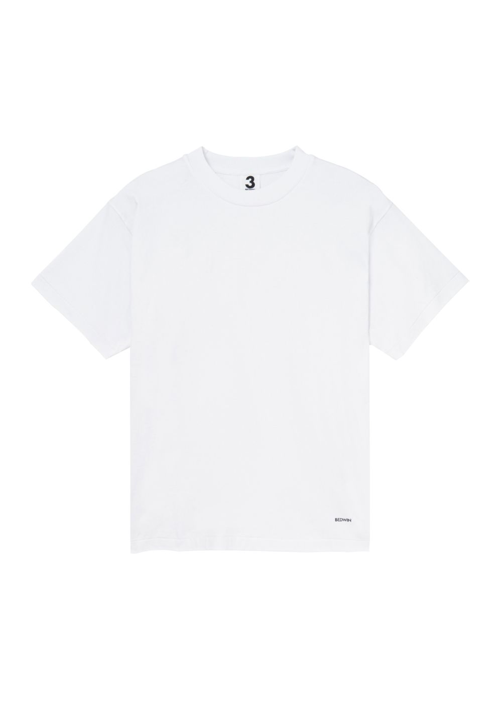 2 Pcs S/S PACK LOGO TEE "SS PACK" (WHITE) / 2ピース パック Tシャツ