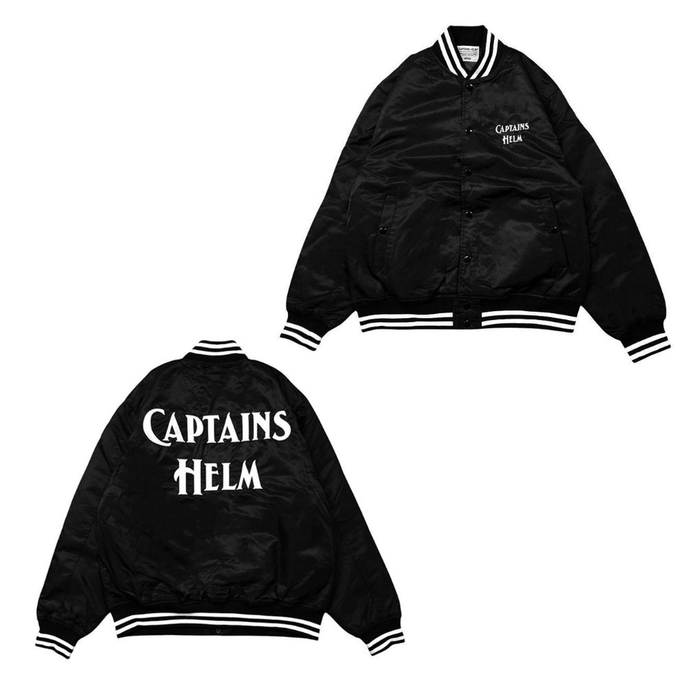 CAPTAINS HELM 新作販売告知 / クラシックロゴを配したナイロンスタジャン。