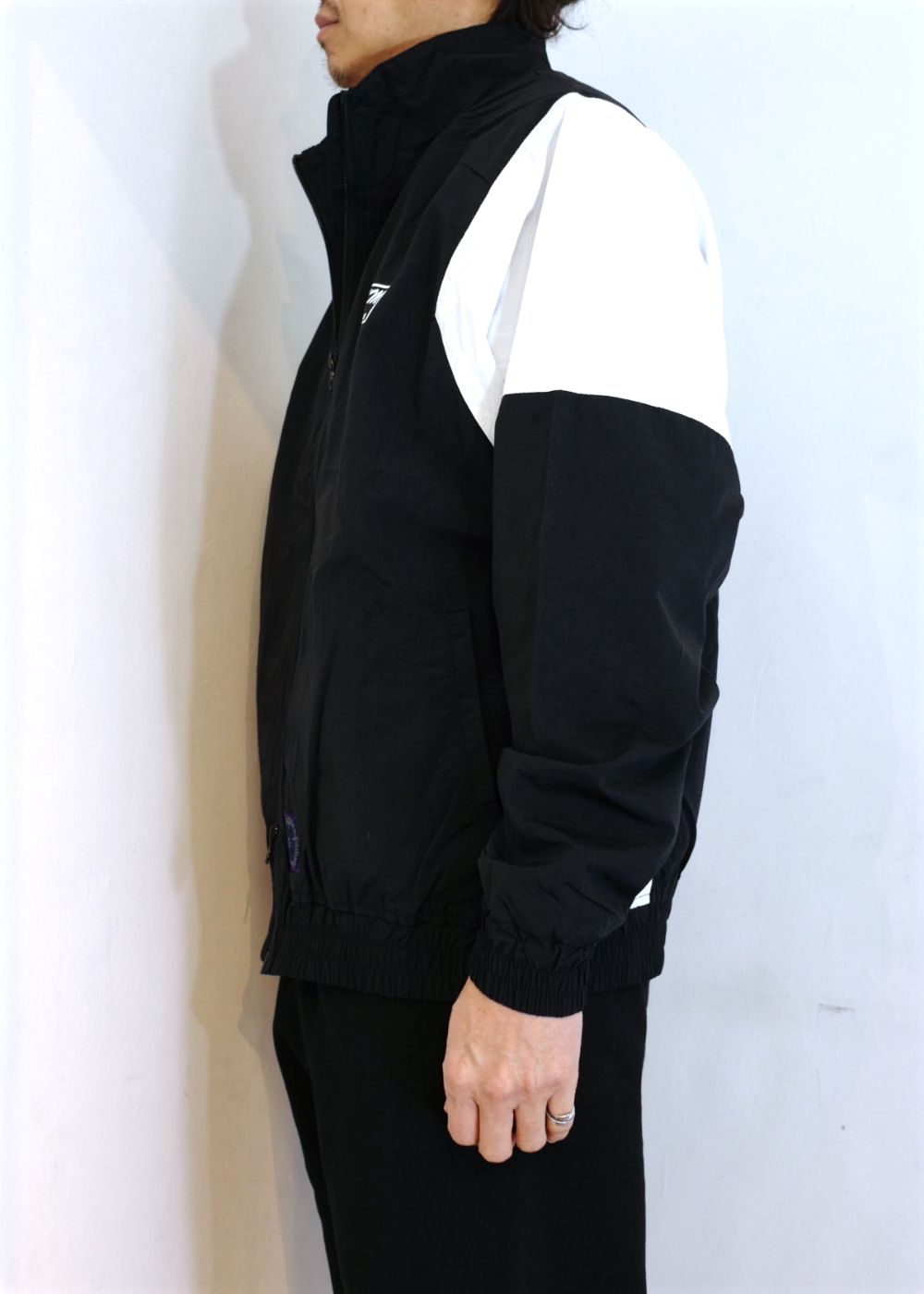 M&M CUSTOM PERFORMANCE - NYLON TRACK JACKET (BLACK) / ナイロン