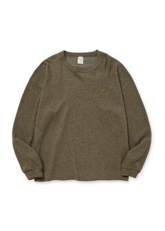 WAFFLE L/S CS (KHAKI) / ワッフル カットソー