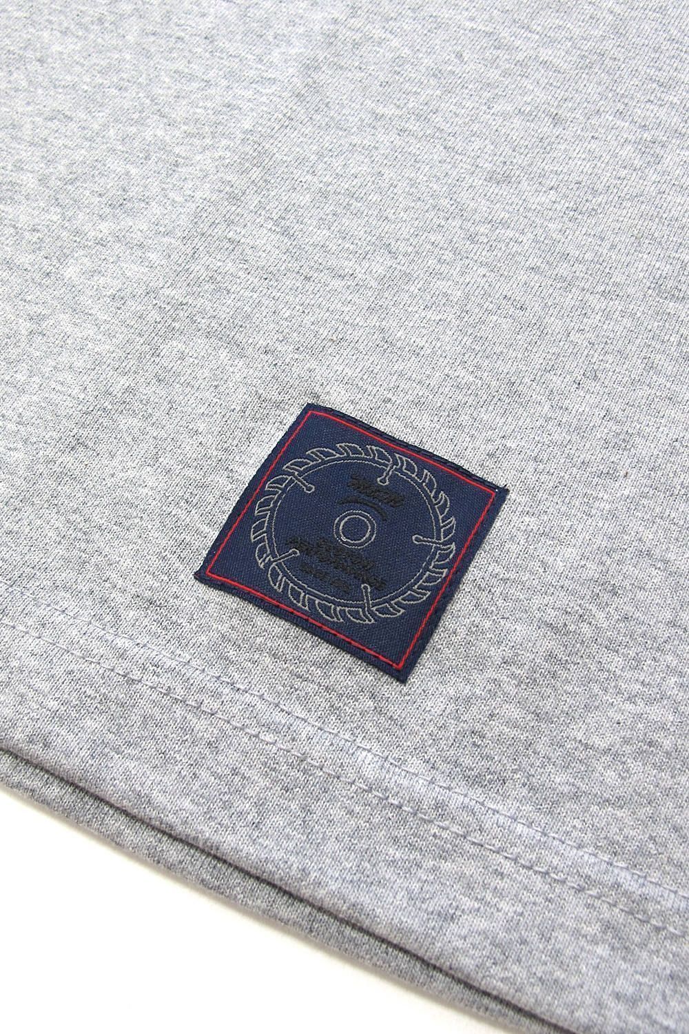 PRINT S/S TEE (GRAY) / アンライバルド コラボT