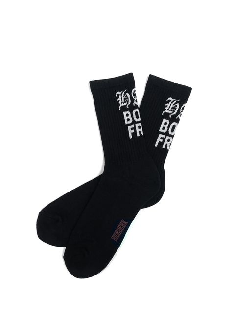 HAS SOX (BLACK) / ジャガードロゴ ソックス