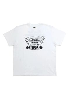 ×PORK CHOP GARAGE MONSTERS T-SHIRT (WHITE) / ポークチョップ コラボT