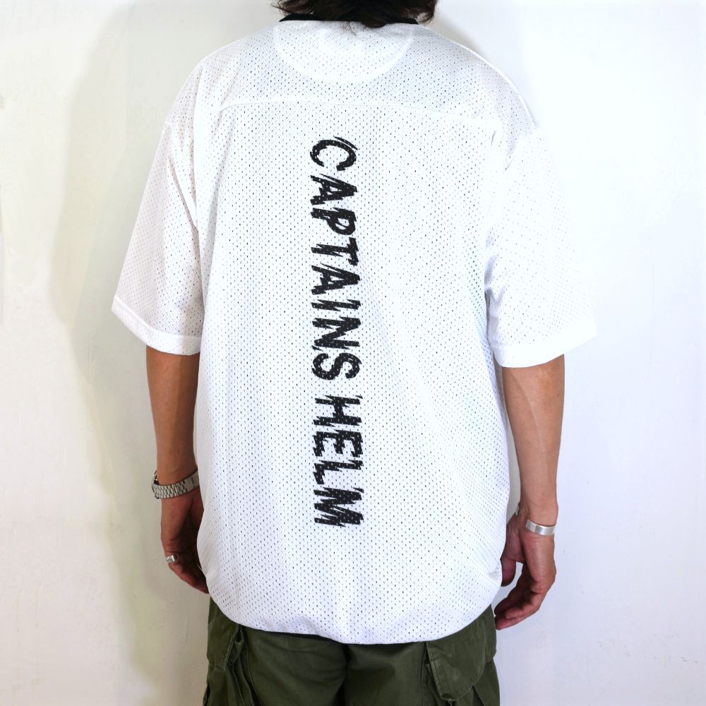 CAPTAINS HELM - DOUBLE MESH DRY TEE (WHITE) / ダブル