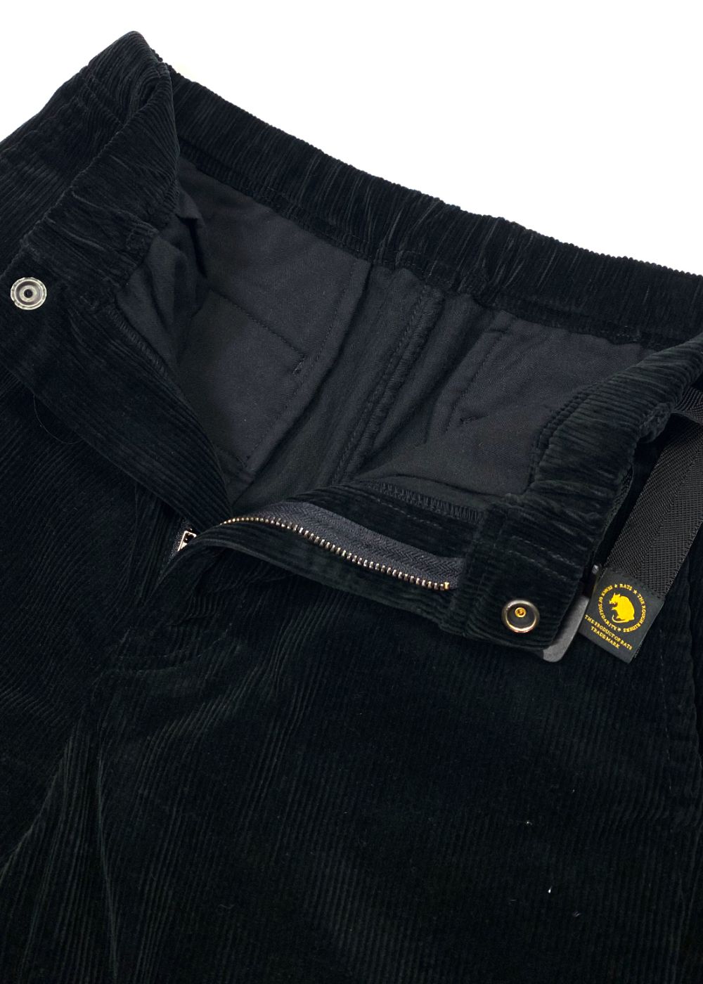【ラスト1点】CORDUROY EASY PANTS (BLACK) / コーデュロイ イージー パンツ