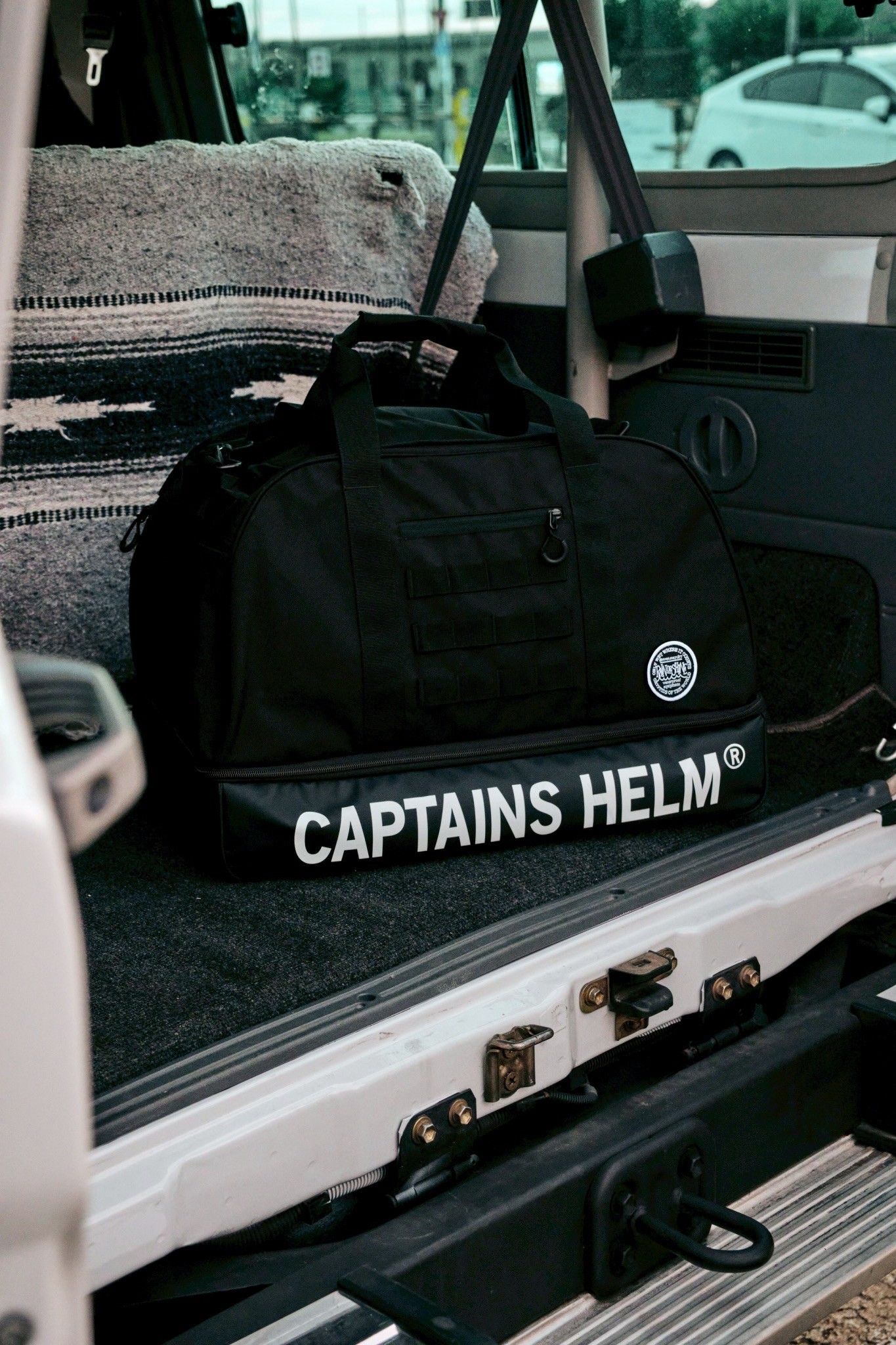 【ラスト1点】× RAIN OR SHINE TRAVEL BOSTON BAG (BLACK) / レインオアシャイン コラボ ボストンバッグ