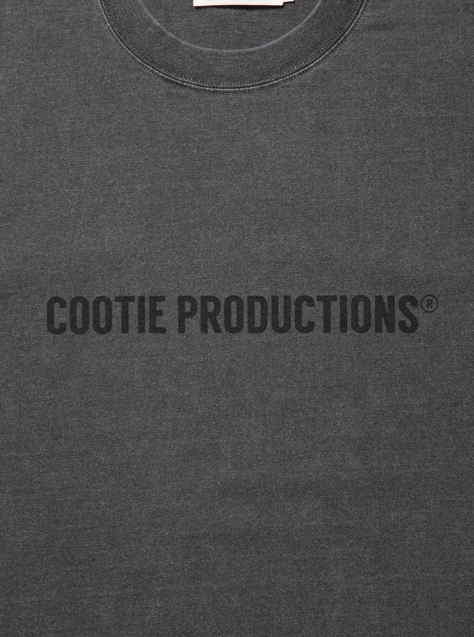 COOTIE PRODUCTIONS - Pigment Dyed S/S Tee (BLACK) / ピグメントダイ