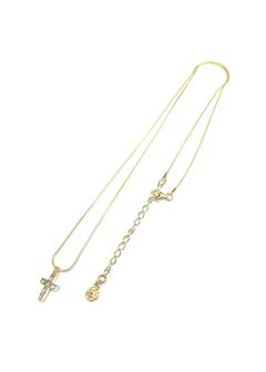 CHAIN ROSARIO (GOLD) / ロザリオ スネークチェーンネックレス