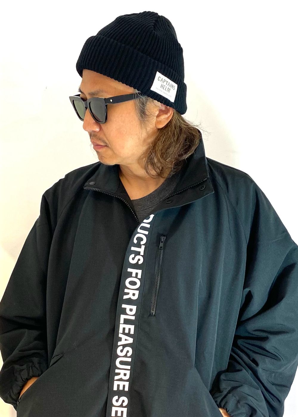 24/7 HELM WATCH CAP (BLACK) / オリジナル ワッチキャップ