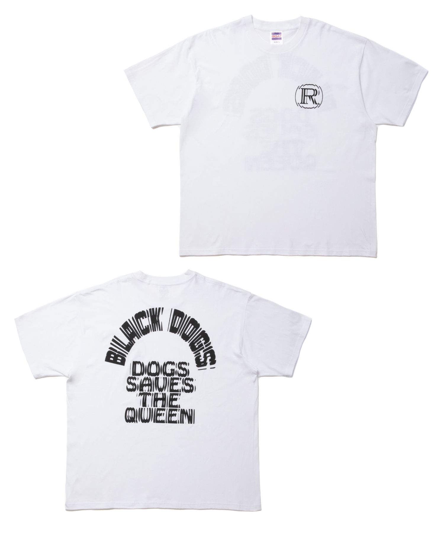 ROTTWEILER - CIRCLE TEE (WHITE) / プリント Tシャツ | LOOPHOLE