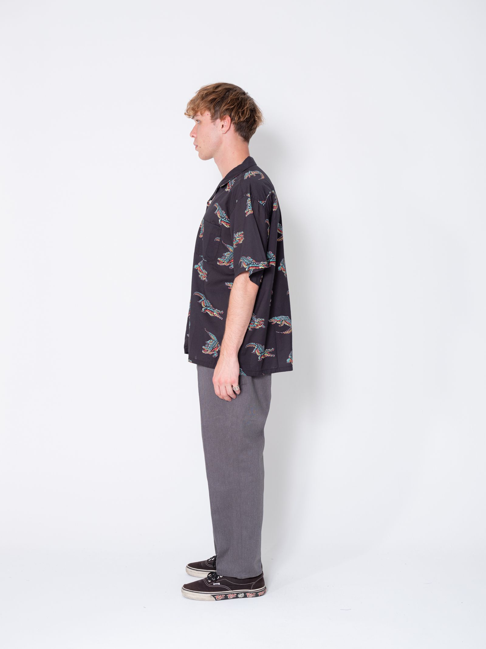 BEDWIN & THE HEARTBREAKERS - S/S OPEN COLLAR ALOHA SHIRT 