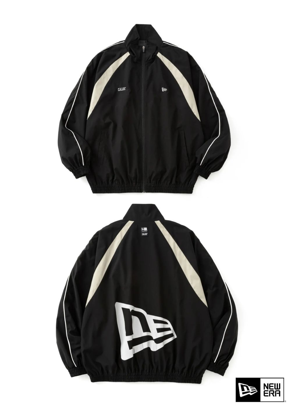 CALEE - ×NEWERA®︎ CALEE LOGO OVERSIZED PIPING TRACK JACKET