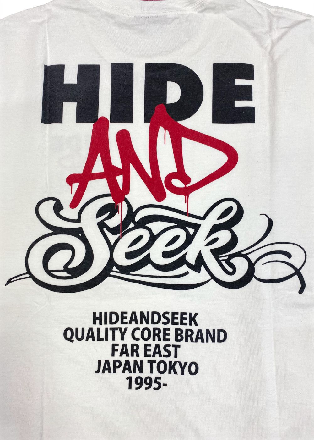 AND S/S Tee (WHITE) / ロゴ プリントTee